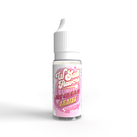 Ice cream fraise sels de nicotine Wsalt Liquideo 10ml