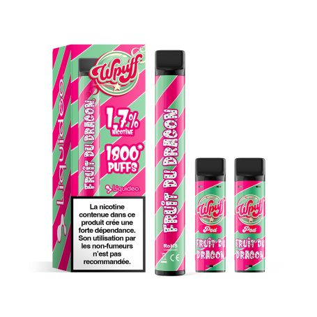 Wpuff 1800 + 3 pods Liquideo