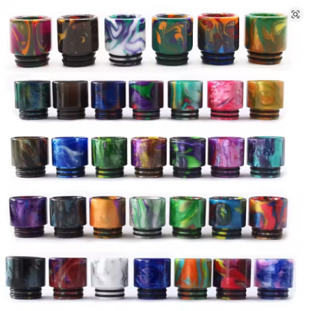 Drip Tip 810 en résine couleurs aléatoires
