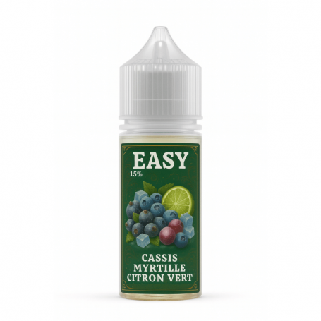 Concentré Cassis Myrtille Citron Vert Easy fill 30ml